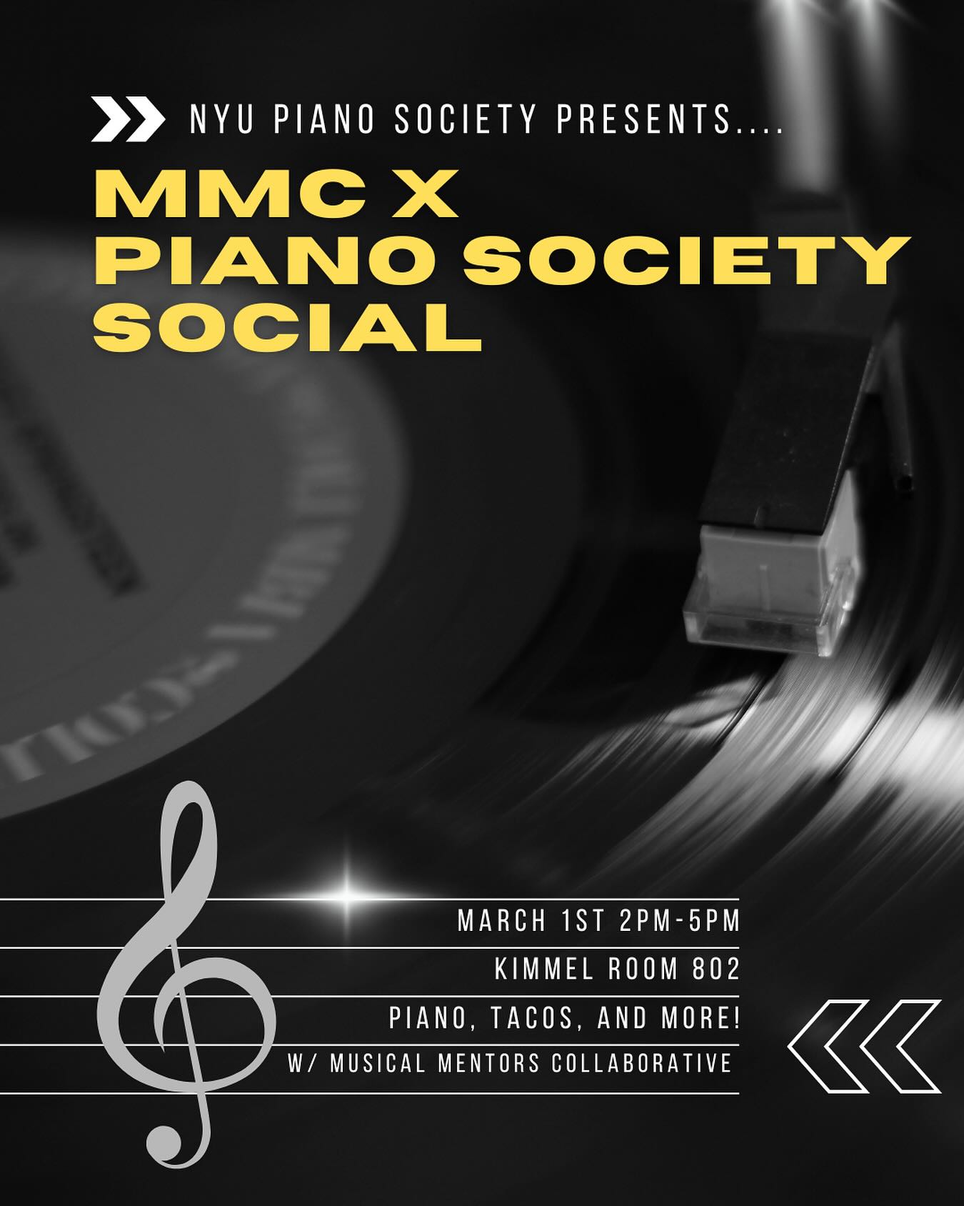 MMC × Piano Society Social event cover